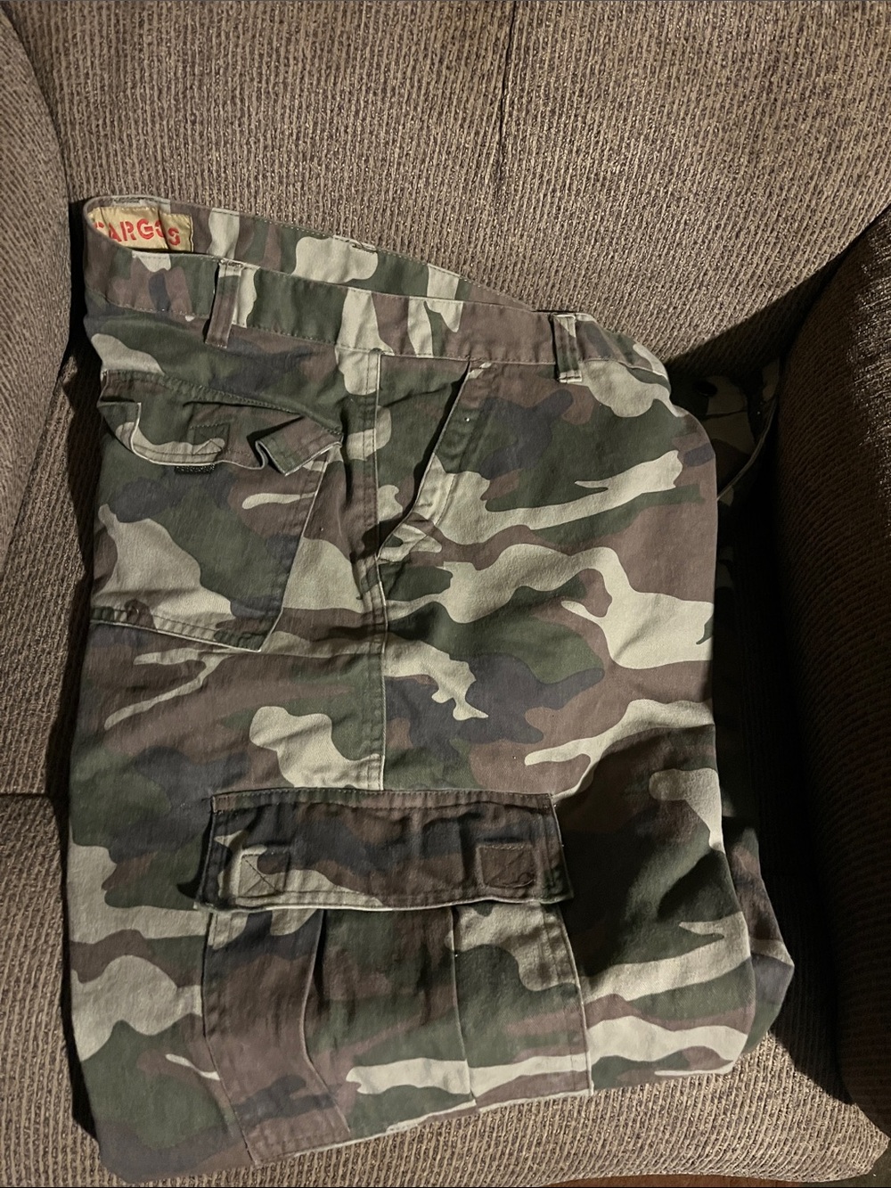Cargo Men's Camouflage Cargo Pants - Green & Brown